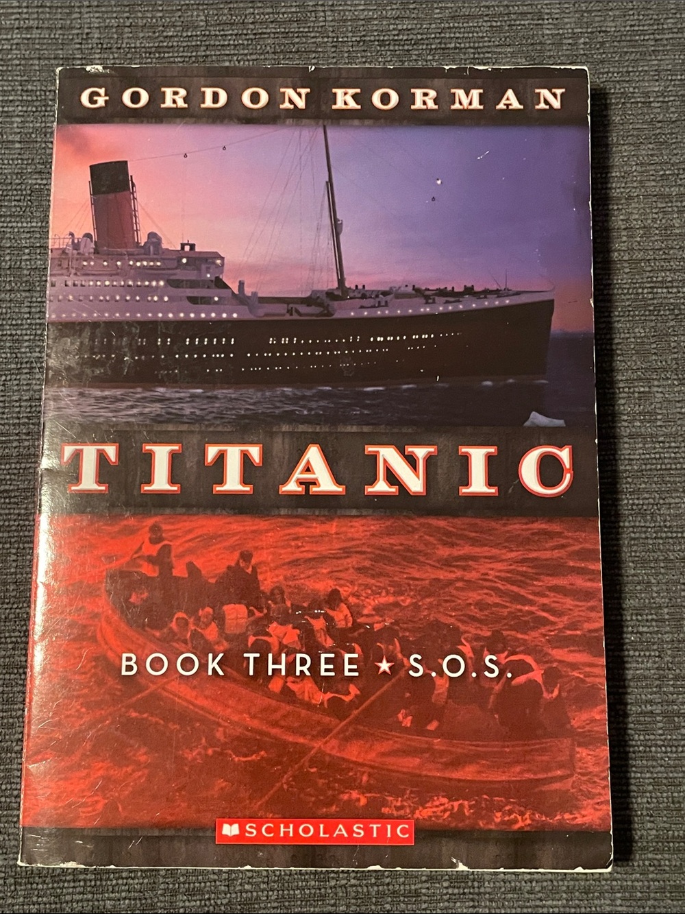 Gordon Korman Titanic Book 3 Three S.O.S. Kids Paperback GUC Series